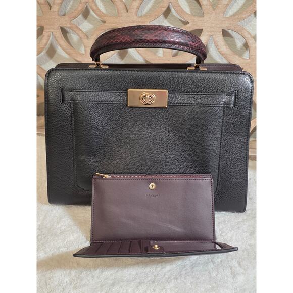 Coach Lane Caryall Handbag With Wallet - Picture 5 of 14